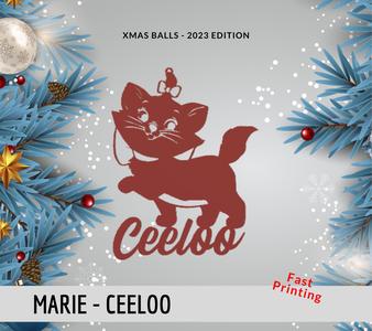 Christmas bauble - Marie le Chat - Ceeloo