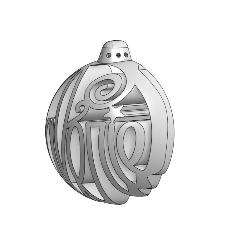 Christmas bauble Valérie