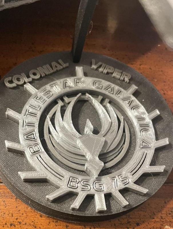 Battlestar Galactica TOS Colonial Viper MKI Model Stand