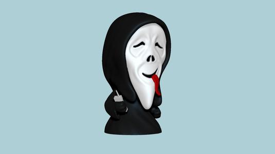 Scream Funny Ghostface Chibi STL - Funko Style