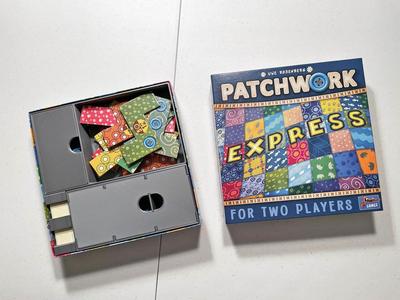 Patchwork Express - Board Game Box Insert