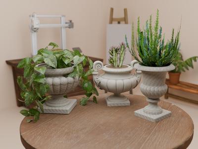 Greek Plant Pot Collection