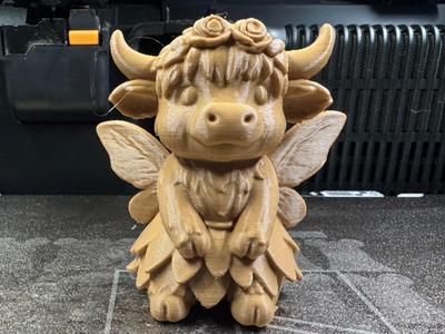 Highland Cow Forest Fairy