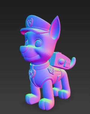 Chase – 3D Printable Figure from PAW Patrol