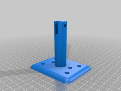 Storm door closer bracket and pin.