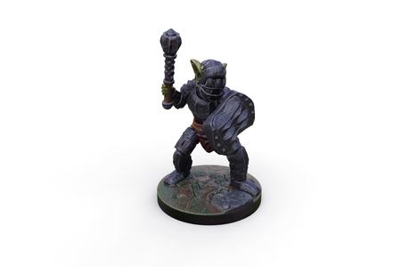 Armored Goblin 28mm Miniature