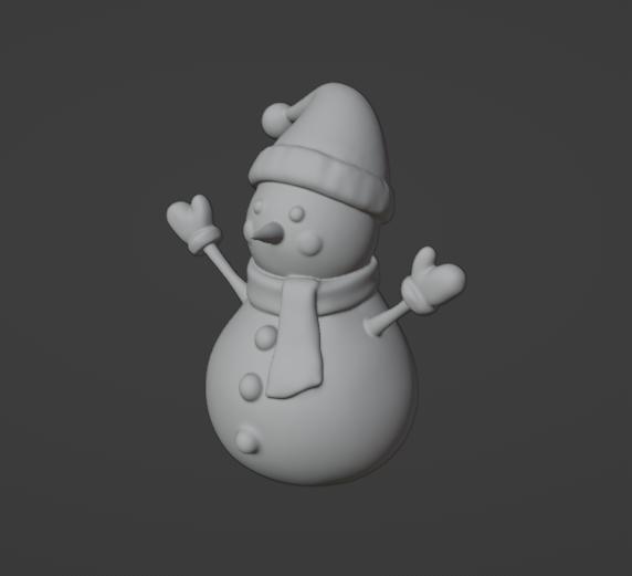 Cheerful Snowman – Festive Christmas Decoration