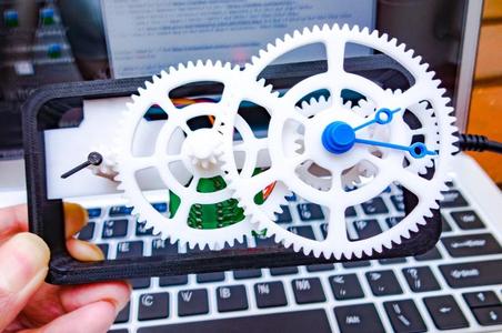 Simple Spur Gear Clock