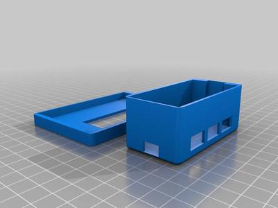 Pi Zero LCD case with usb hub