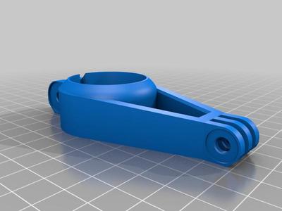 Flashlight holder. 34.0 (Kugoo G1) or 28.6мм tube