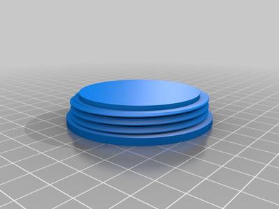 Screw-on cap for a filler port