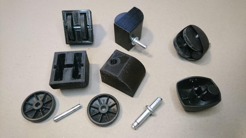 Rolle für Bauhaus Rollcontainer