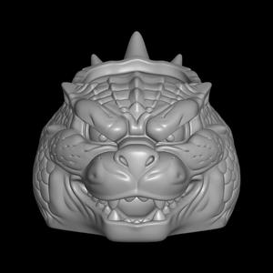 Godzilla planter, container, pencil holder