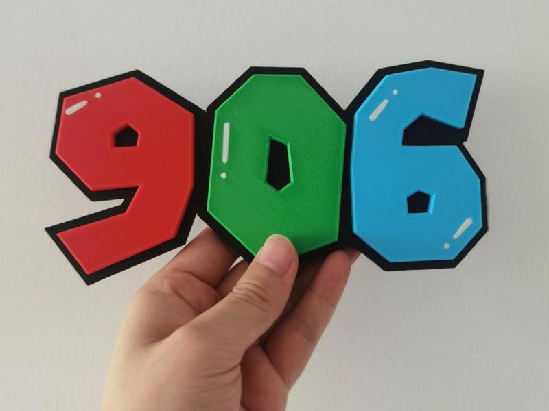 Mario Classic Magnetic House Number|Includes digits 0-9, 26 letters