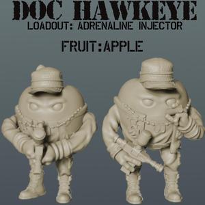 Delta Fruit: Doc Hawkeye Apple Commando Adrenaline Injector Pistol Loadout