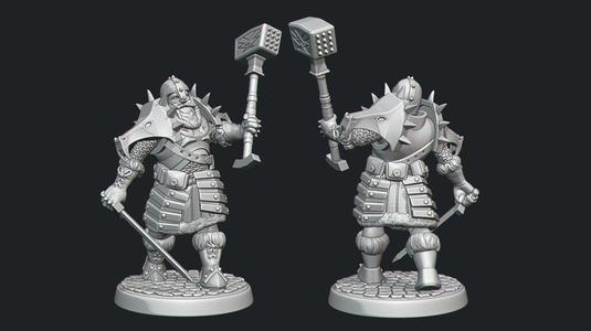 Dwarf Dragon Warrior