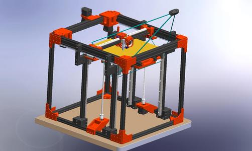 Meine Sachenfabrik Custom CoreXY Printer