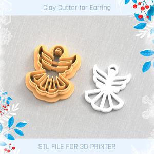 Angel Christmas Polymer Clay Cutter