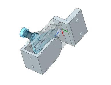 Geocache door latch / öffnen mit Servo (Schlaufe am Hebel)