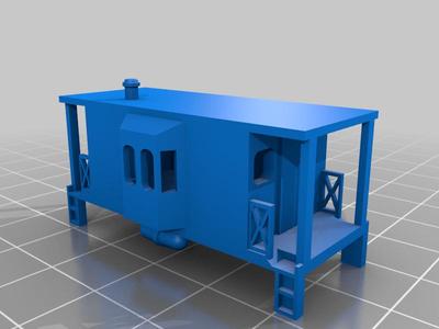 Union Railroad Short Caboose