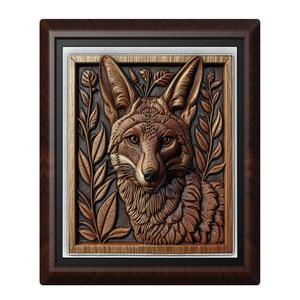 Jackal animal wall art relief wall decor