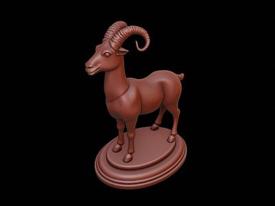 Goat Animal Figure Printable