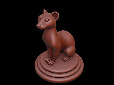 Ferret Animal Figure Printable