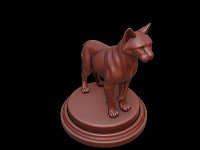 lynx Animal Figure Printable