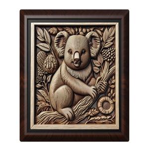 Koala animal wall art relief wall decor