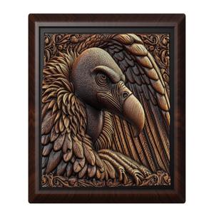 Vulture animal wall art relief wall decor