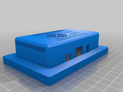 PiTFT50 Easy Stand Compact Case GPIO Opening REMIX