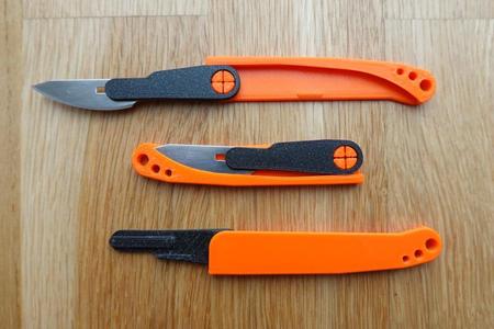 Folding scalpel knife