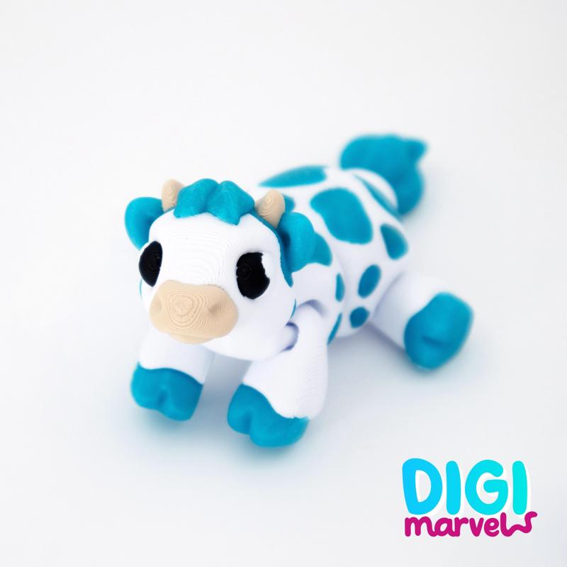Baby Cow Flexi + Keychain