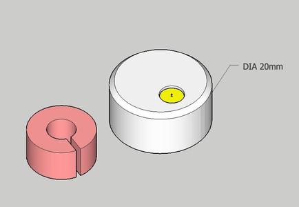 *Volume knob for audio amplifiers 4
