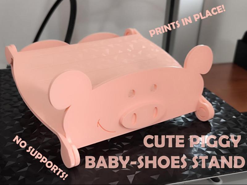 Piggy Baby Shoes Stand