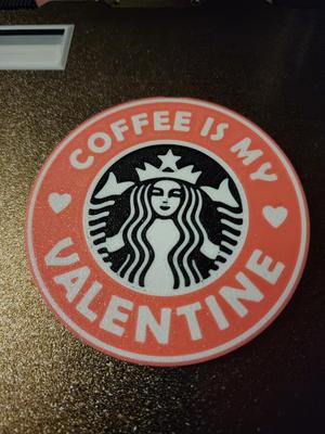 Coffee Valentine Starbucks Coaster
