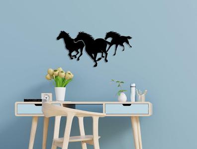 Running Horses Wall Art