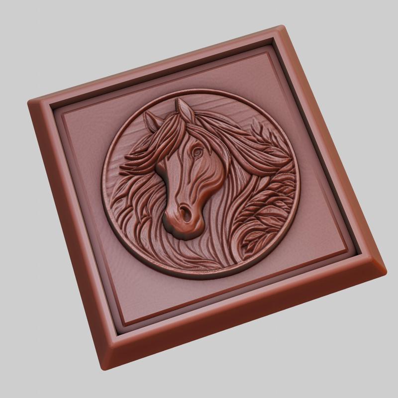 Horse Animal 3D Model for CNC Router Laser & 3D Printer