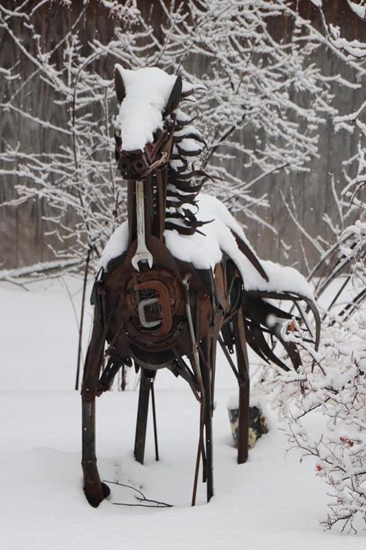Horse Statue Night Light