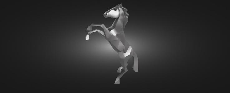 Low-poly Horse