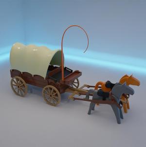 PLAYMOBIL WESTERN WAGON