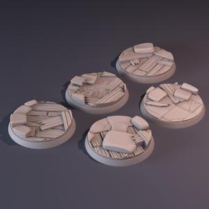 32mm round Fantasy Rubble Bases