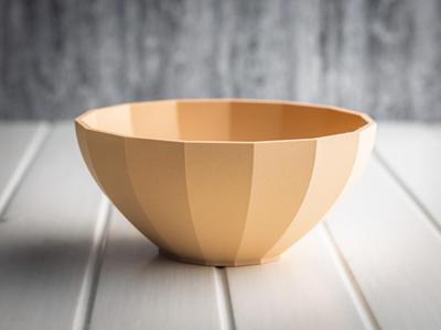 Striped bowl