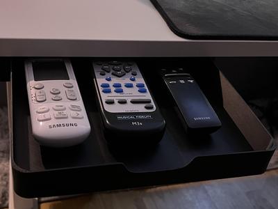 Under desk tray