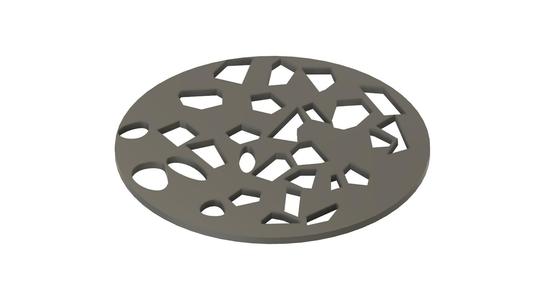 Voronoi Patterns cup coaster