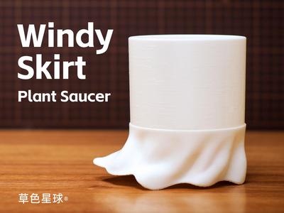 Windy Skirt Plant Saucer