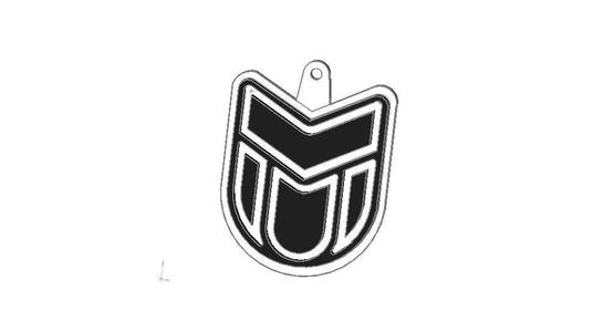 Mutt motorcycle keyring