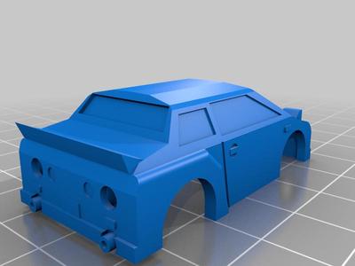 1:76 mini turbo racing body shell sportscar type2