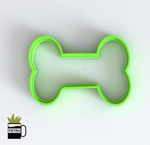 PAW PATROL BONE FONDANT COOKIE CUTTER