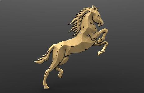 Horse bas relief